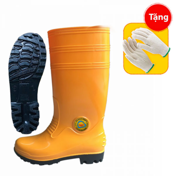 Ủng cao su TQP vàng 38cm