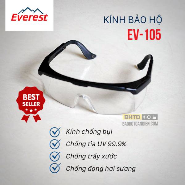 Kính chống bụi Everest EV105 trắng