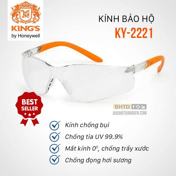 Kính chống bụi gọng mềm Kings KY 2221