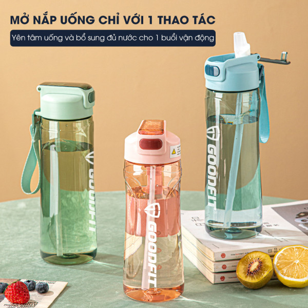 Bình nước thể thao 800ml GoodFit GF05RA