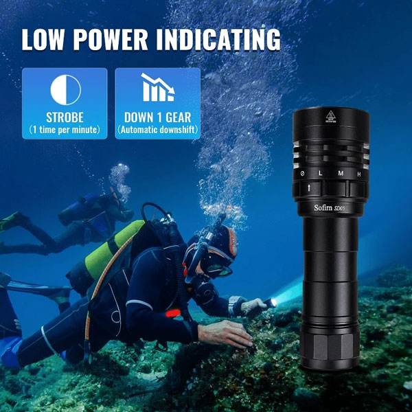Đèn pin thợ lặn Sofirn SD05
