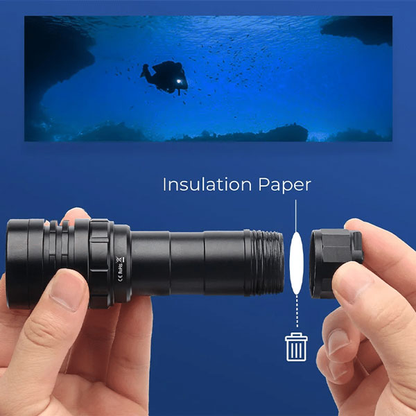 Đèn pin thợ lặn Sofirn SD05